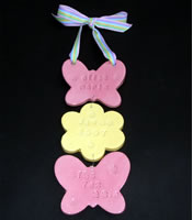 Butterfly, Flower, and Butterfly
